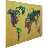 Glass Picture Metallic Colourful Map 150x100cm by DEKOR - product image 6 for Resin Society