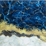 Glass Picture Metallic Ocean 100x100cm by DEKOR - main product image for Resin Society