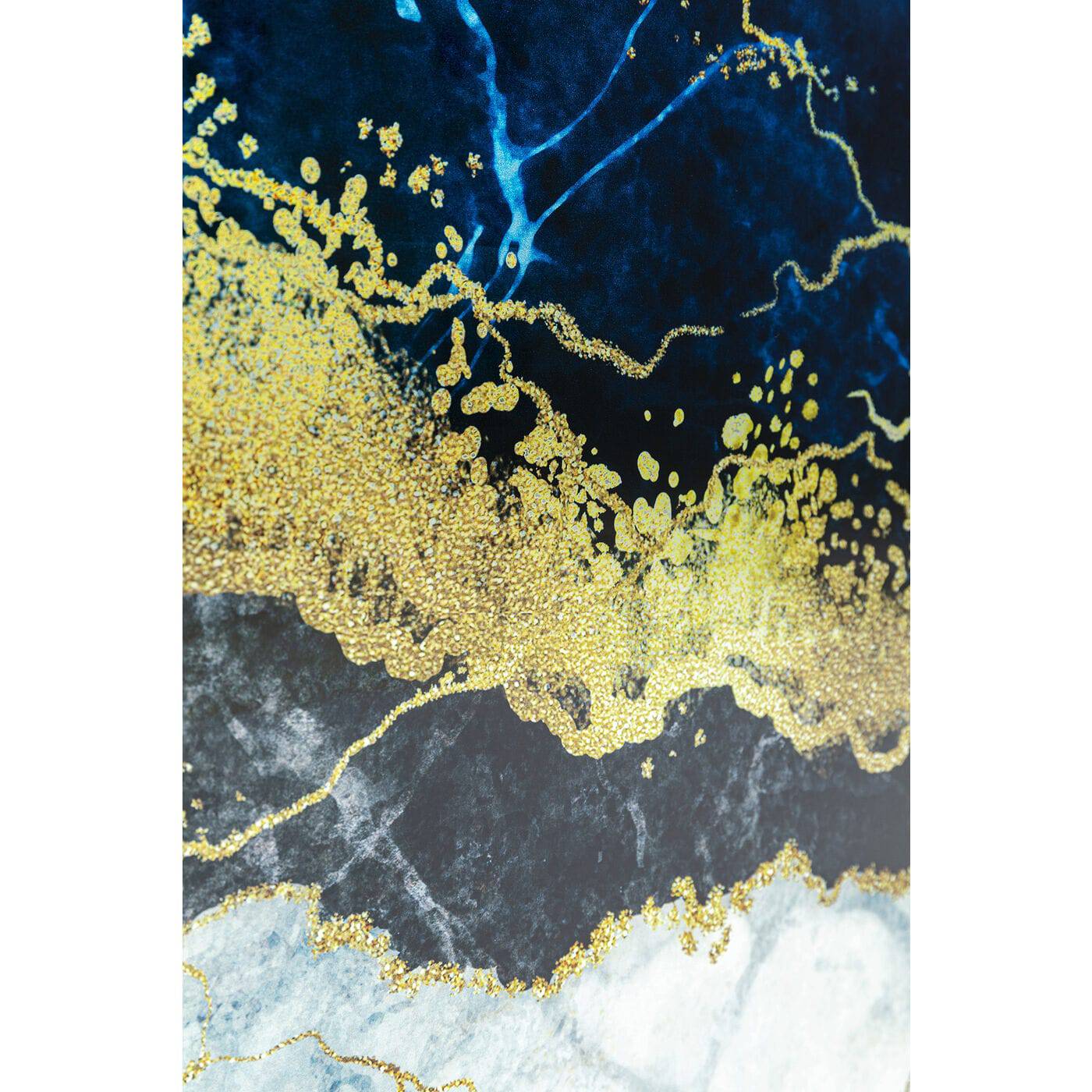 Glass Picture Metallic Ocean 100x100cm