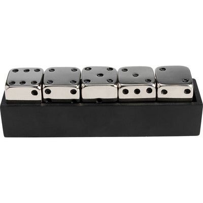 Deco Object Dices Silver 20x6cm