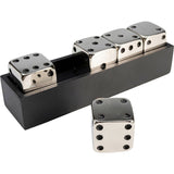 Deco Object Dices Silver 20x6cm