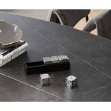 Deco Object Dices Silver 20x6cm