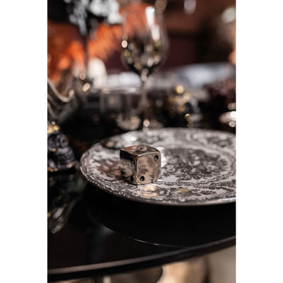 Deco Object Dices Silver 20x6cm