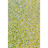 Canvas Picture Flower Boat Green Yellow 80x100cm