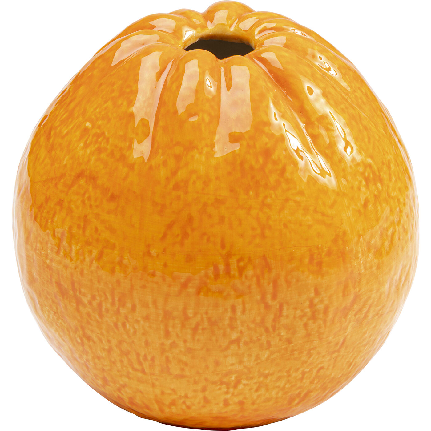 Vase Orange Juice 12cm from DEKOR showing rounded orange ceramic form with glazed finish