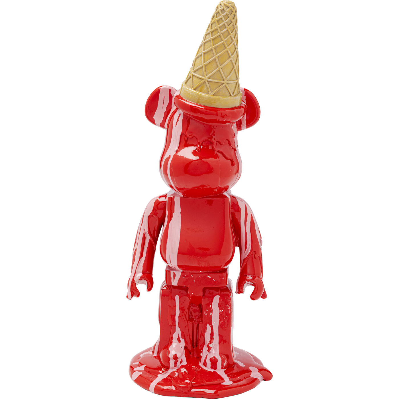 Deco Figurine Gelato Bear Red 40cm by DEKOR - main product image for Resin Society