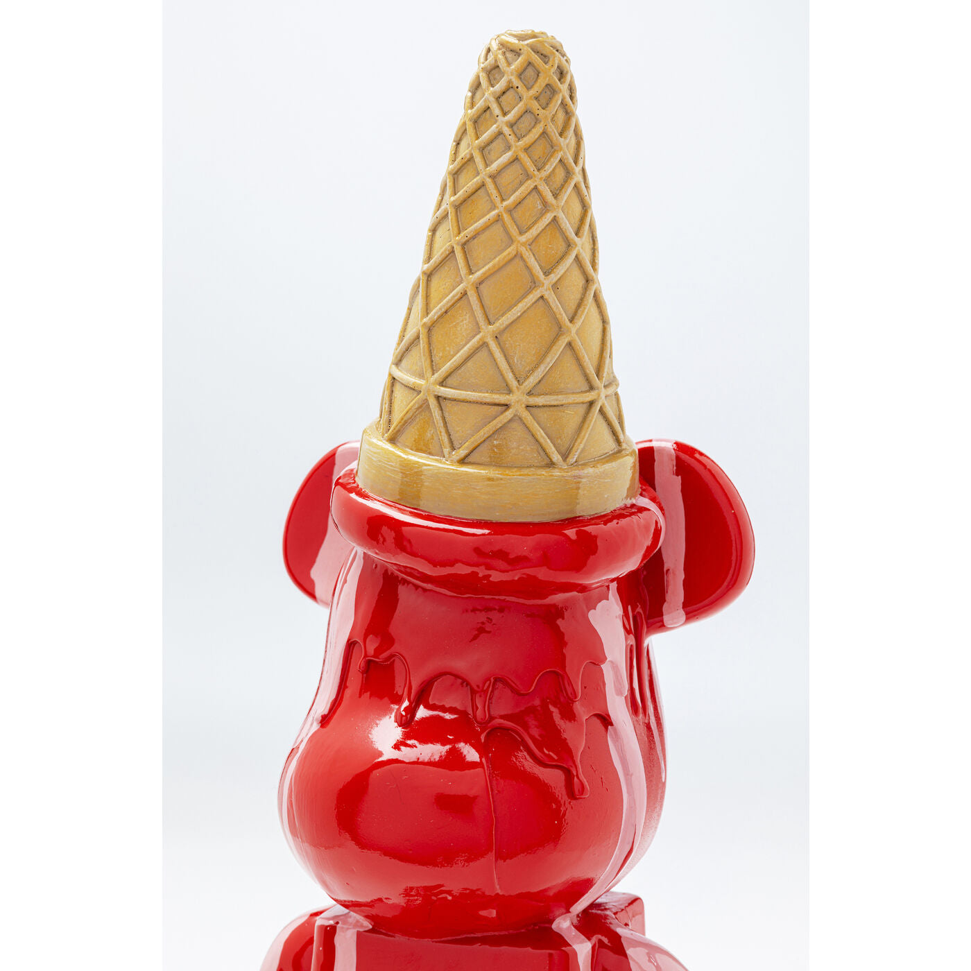 Deco Figurine Gelato Bear Red 40cm by DEKOR - product image 2 for Resin Society