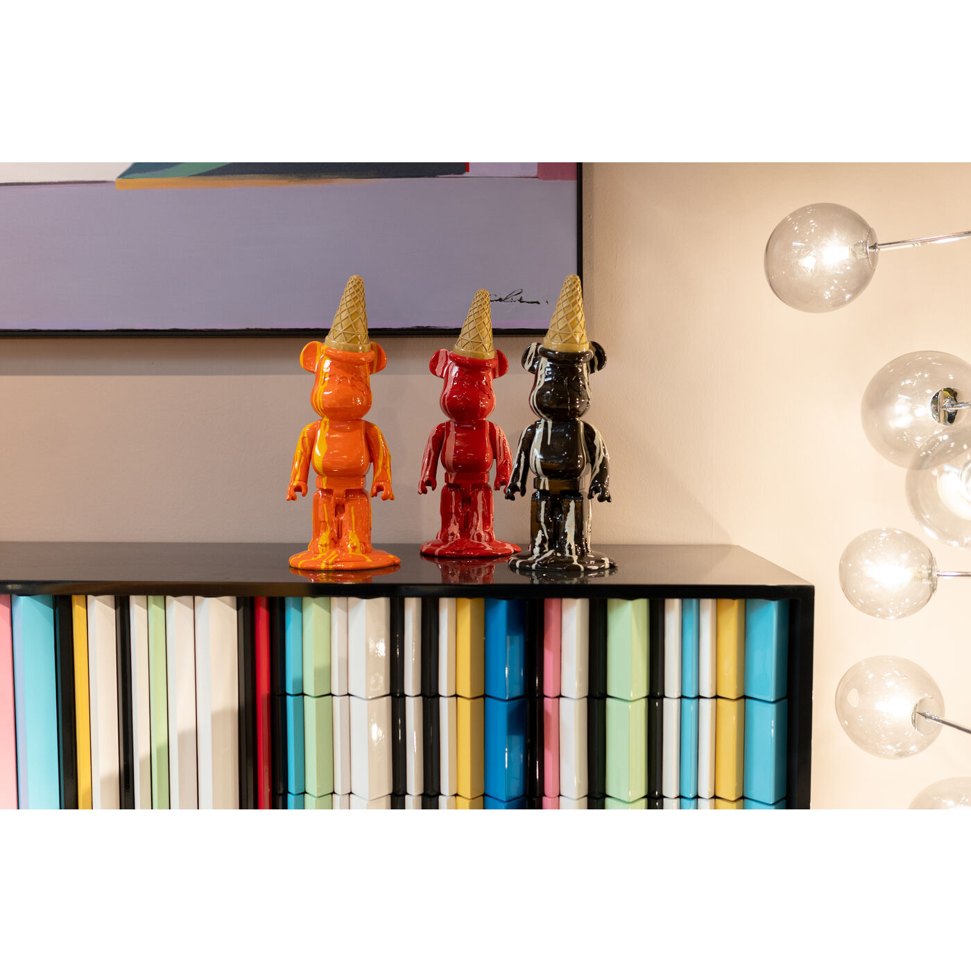 Deco Figurine Gelato Bear Red 40cm by DEKOR - product image 8 for Resin Society