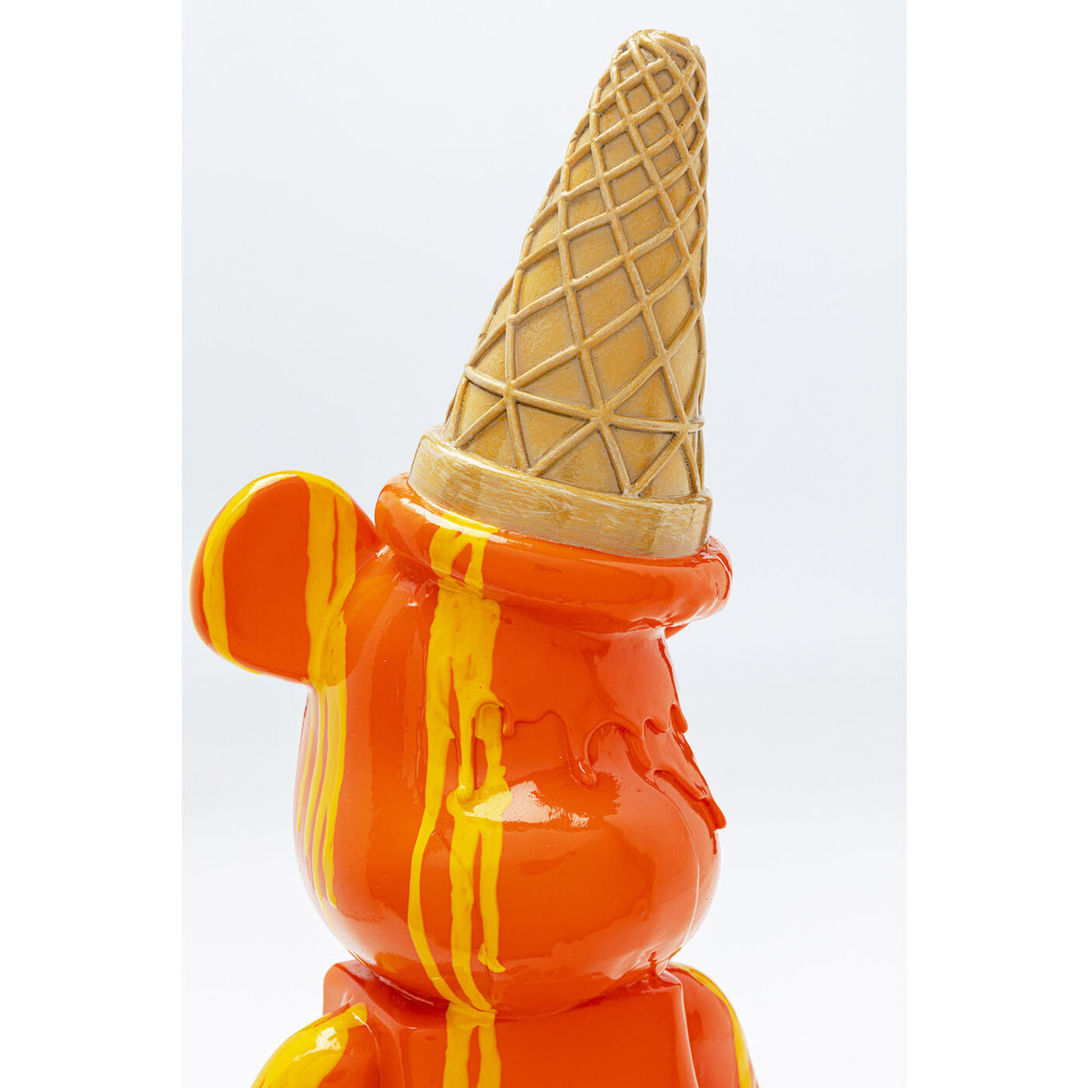 Deco Figurine Gelato Bear Orange 40cm