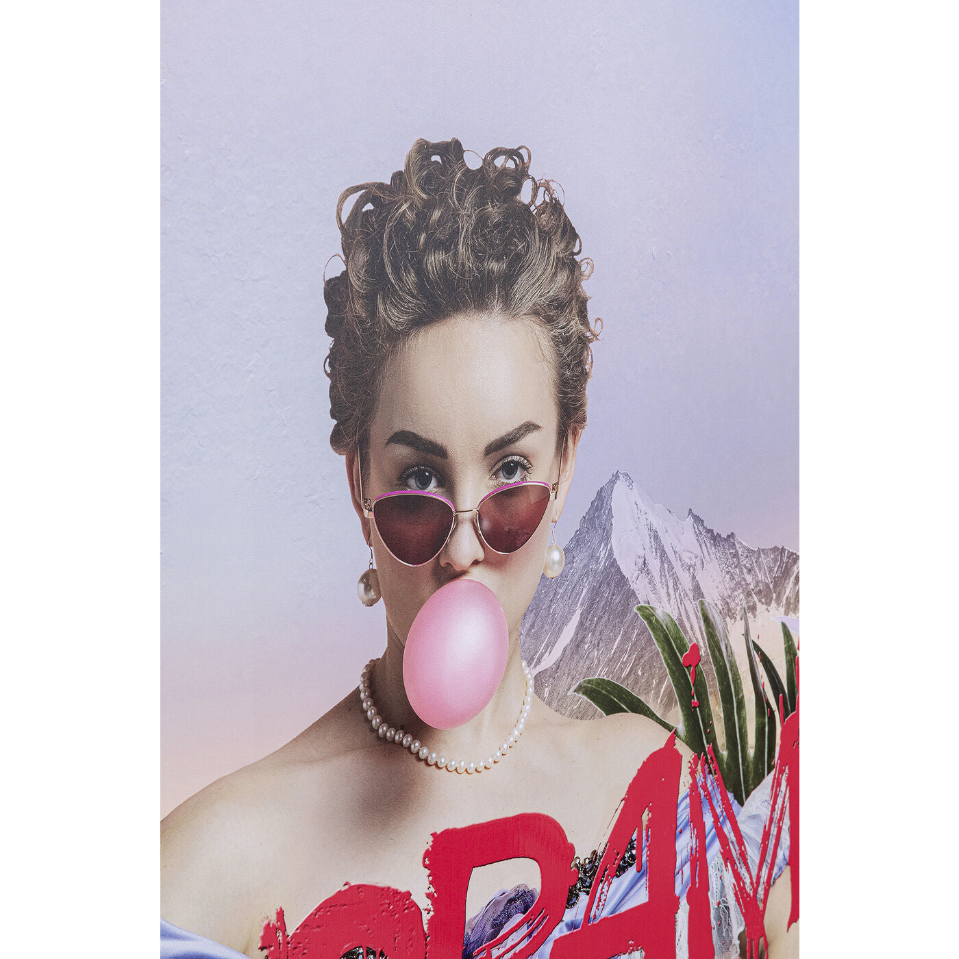Glass Picture No Drama 90x120cm