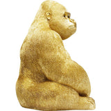 Deco Figurine Monkey Gorilla Side XL Gold 76cm by DEKOR - product image 3 for Resin Society