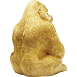 Deco Figurine Monkey Gorilla Side XL Gold 76cm by DEKOR - product image 4 for Resin Society