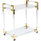 Bar Trolley Josy Gold by DEKOR - product image 5 for Resin Society