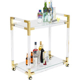 Bar Trolley Josy Gold by DEKOR - product image 7 for Resin Society