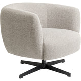 Swivel Armchair Peony Grey by DEKOR - product image 5 for Resin Society