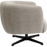 Swivel Armchair Peony Grey by DEKOR - product image 6 for Resin Society