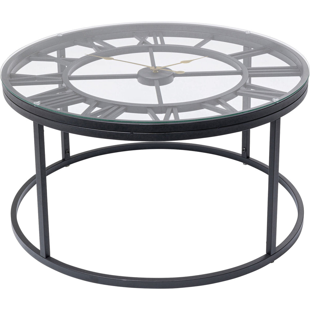 Side Table Roman Black √ò76cm by DEKOR - main product image for Resin Society