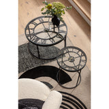 Side Table Roman Black √ò76cm by DEKOR - product image 6 for Resin Society