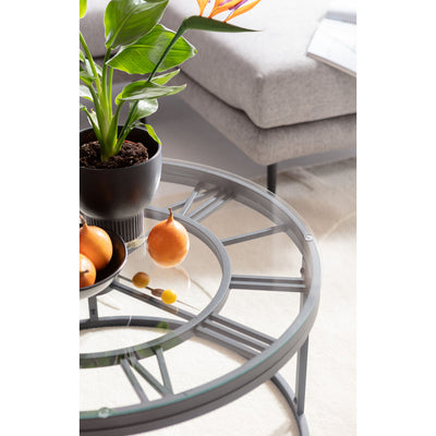 Side Table Roman Black √ò76cm