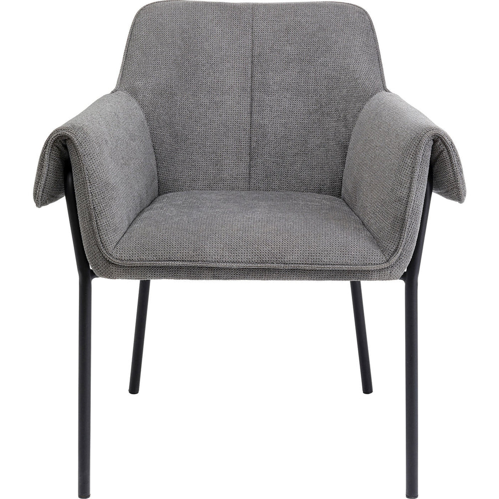Chair with Armrest Bess Grey by DEKOR - main product image for Resin Society