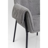 Chair with Armrest Bess Grey by DEKOR - product image 2 for Resin Society