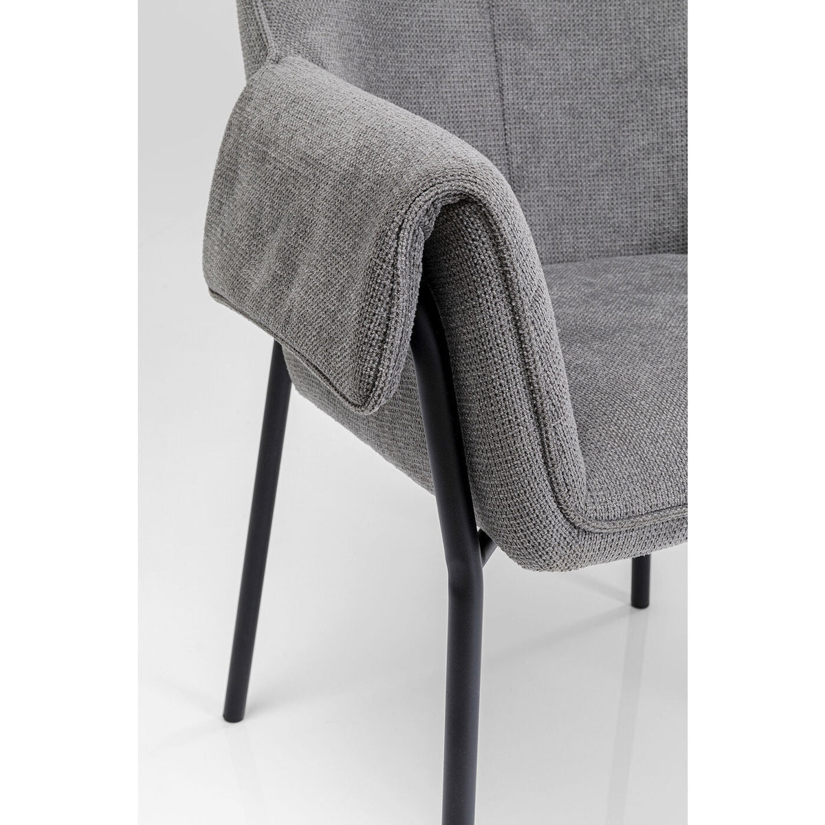 Chair with Armrest Bess Grey by DEKOR - product image 2 for Resin Society