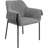 Chair with Armrest Bess Grey by DEKOR - product image 6 for Resin Society