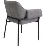 Chair with Armrest Bess Grey by DEKOR - product image 8 for Resin Society