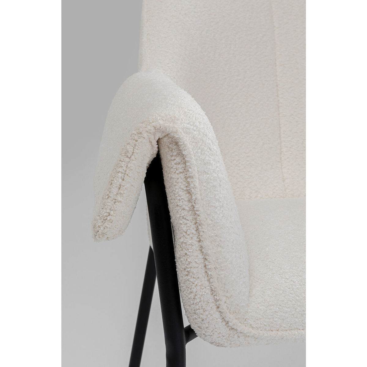 Chair with Armrest Bess Cream by DEKOR - product image 2 for Resin Society