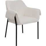 Chair with Armrest Bess Cream by DEKOR - product image 5 for Resin Society