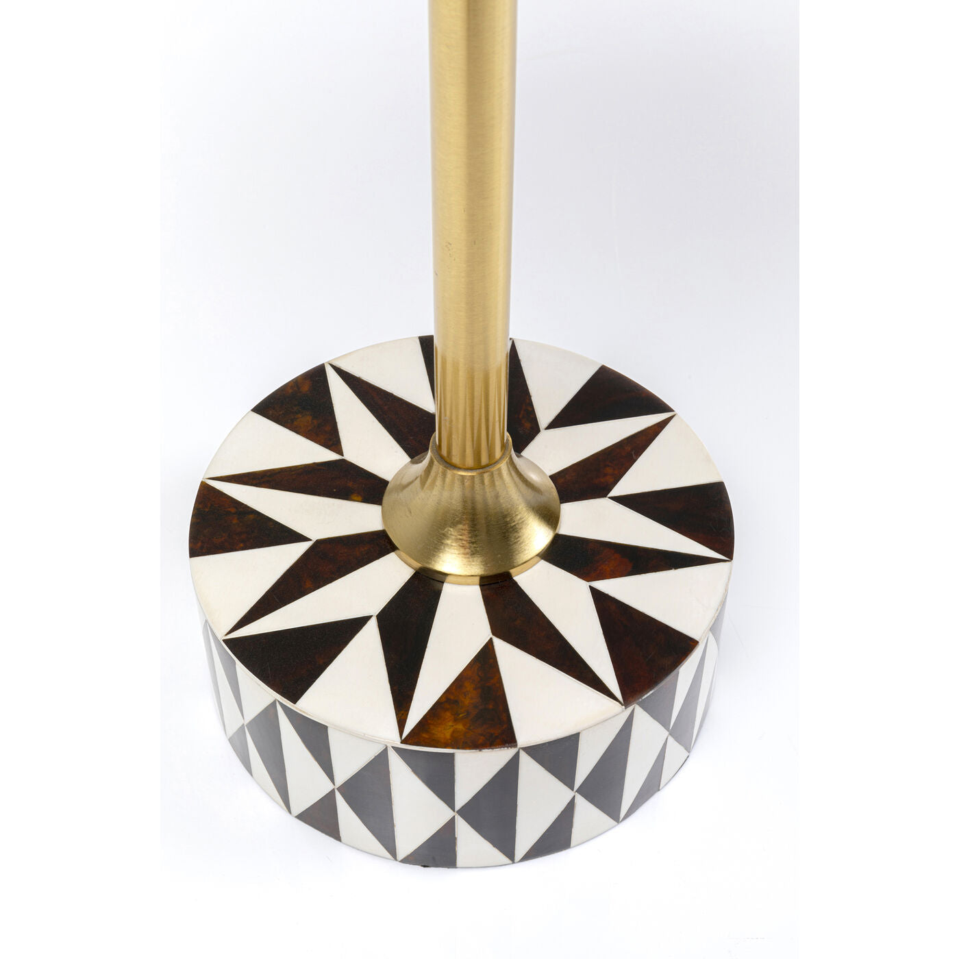 Side Table Domero Star Brown White Ø40cm by DEKOR - product image 4 for Resin Society