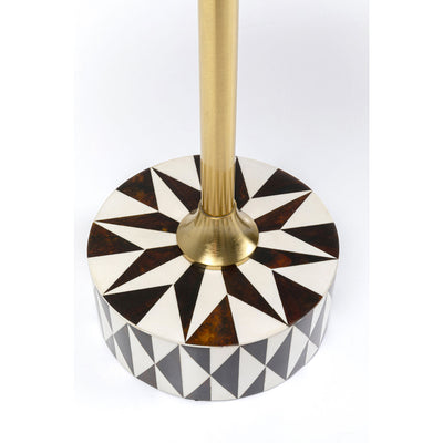 Side Table Domero Star Brown White Ø40cm by DEKOR - product image 4 for Resin Society