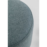 Stool Cherry Lina Light Blue Brass Ø35cm