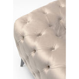 Armchair Bellissima Velvet Taupe 120cm by DEKOR - product image 3 for Resin Society