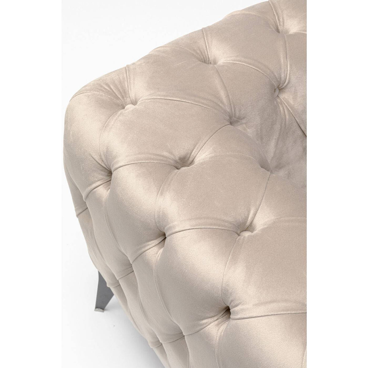Armchair Bellissima Velvet Taupe 120cm by DEKOR - product image 3 for Resin Society