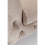 Armchair Bellissima Velvet Taupe 120cm by DEKOR - product image 4 for Resin Society