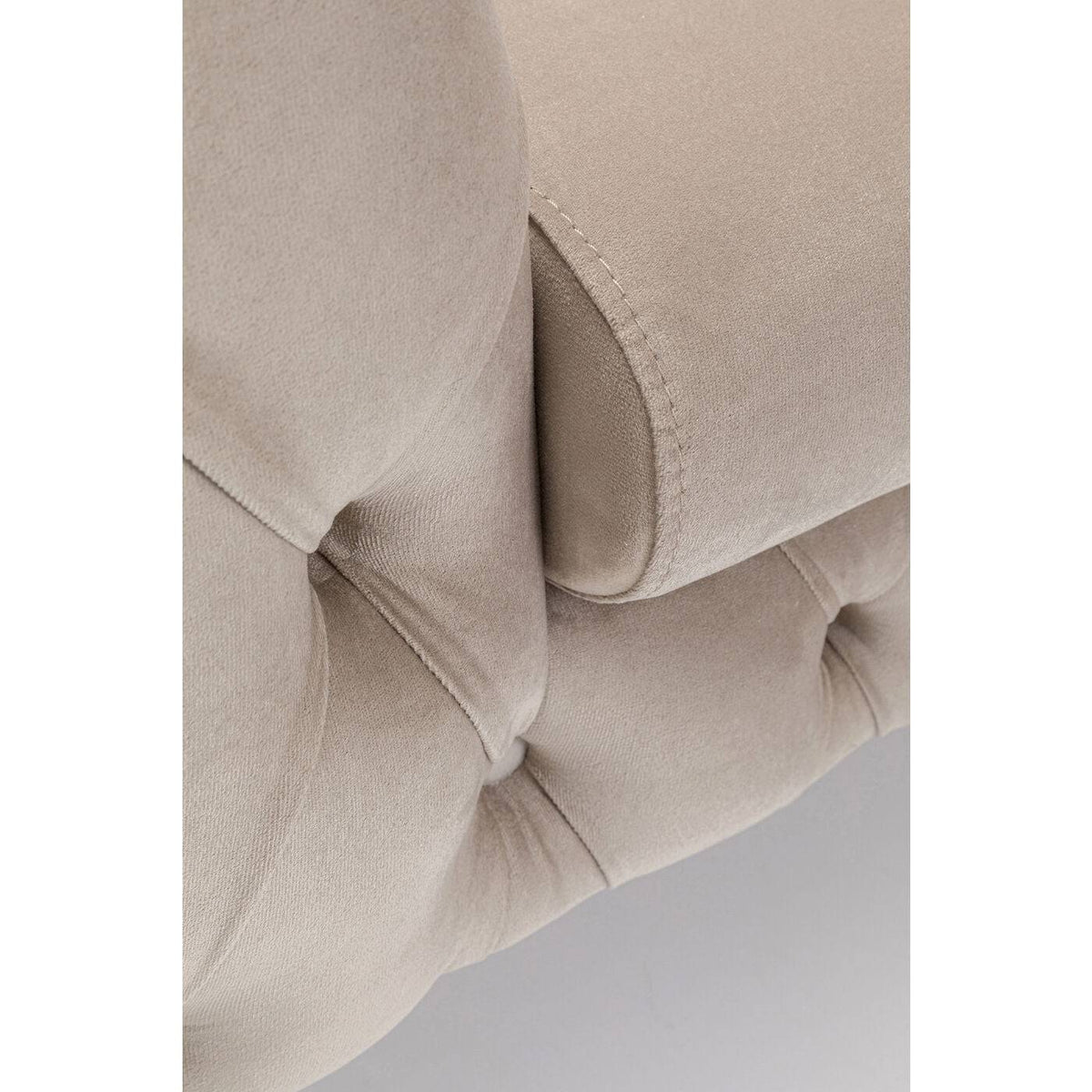Armchair Bellissima Velvet Taupe 120cm by DEKOR - product image 4 for Resin Society