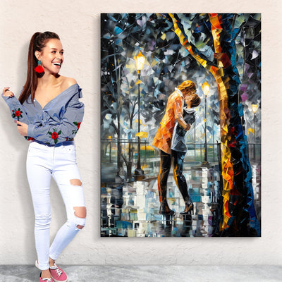 Canvas Print: "Kaleidoscope Kiss" by Tailored Canvases - product image 4 for Resin Society