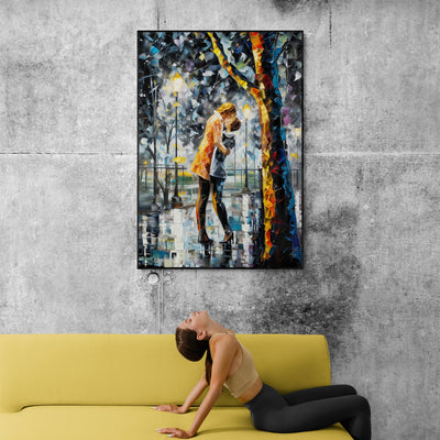 Canvas Print: "Kaleidoscope Kiss" by Tailored Canvases - main product image for Resin Society