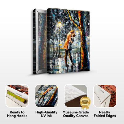 Canvas Print: "Kaleidoscope Kiss" by Tailored Canvases - product image 6 for Resin Society