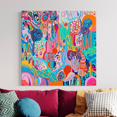Canvas Print: "Kaleidoscopic Voyage" by Tailored Canvases - product image 2 for Resin Society