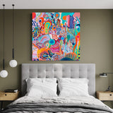 Canvas Print: "Kaleidoscopic Voyage II" by Tailored Canvases - main product image for Resin Society