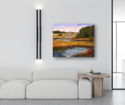 Kiawah Marsh Gold Artist Enhanced Canvas Print by John Beard Collection - product image 3 for Resin Society