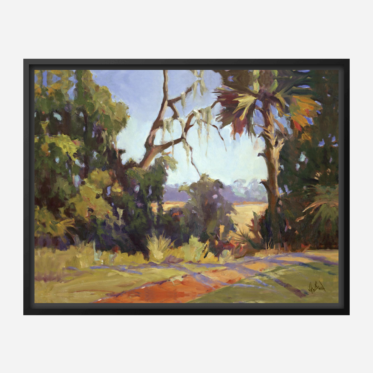 Kiawah Marsh Wetlands Artist Enhanced Canvas Print by John Beard Collection - product image 6 for Resin Society