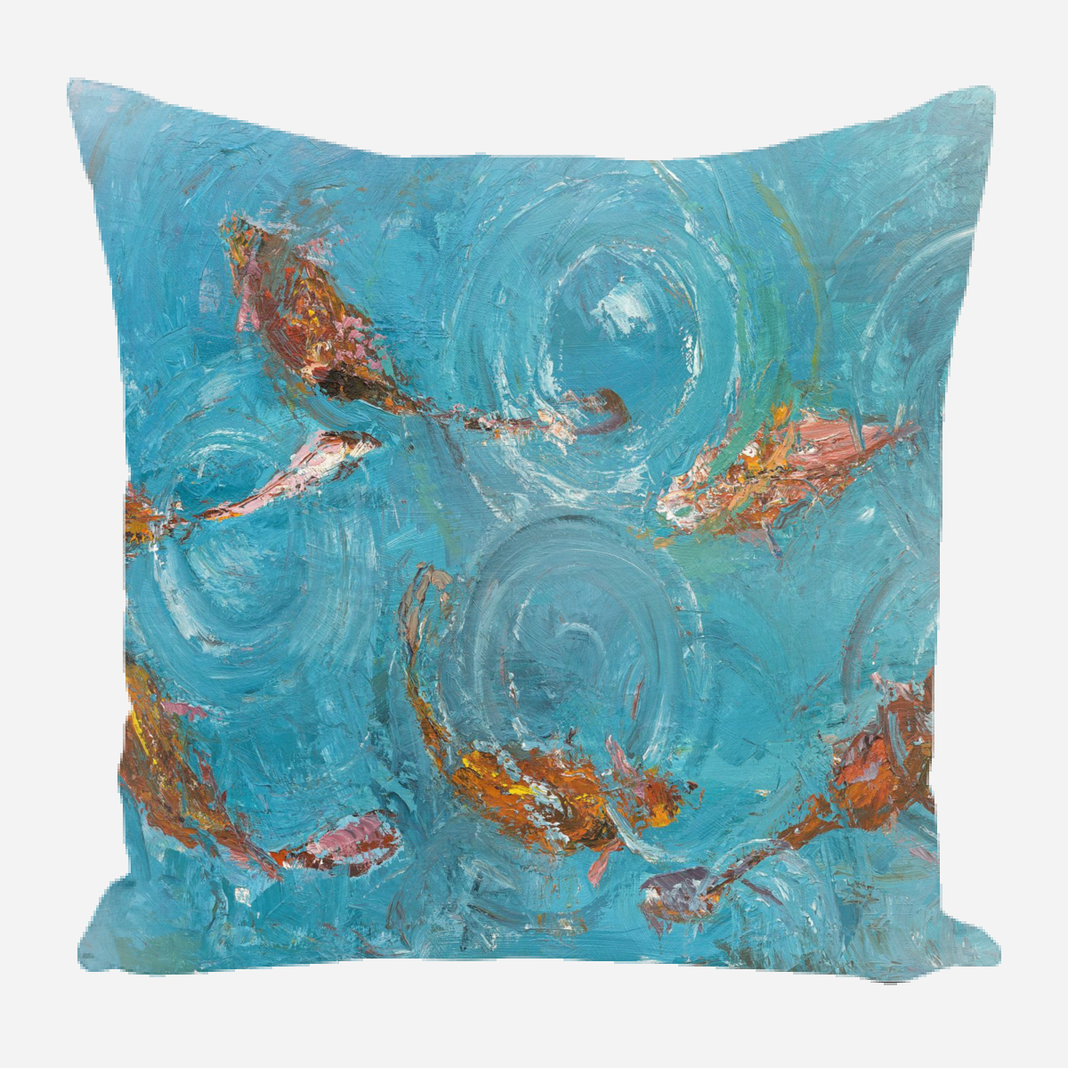 Koi Pond Pillow by John Beard Collection - main product image for Resin Society