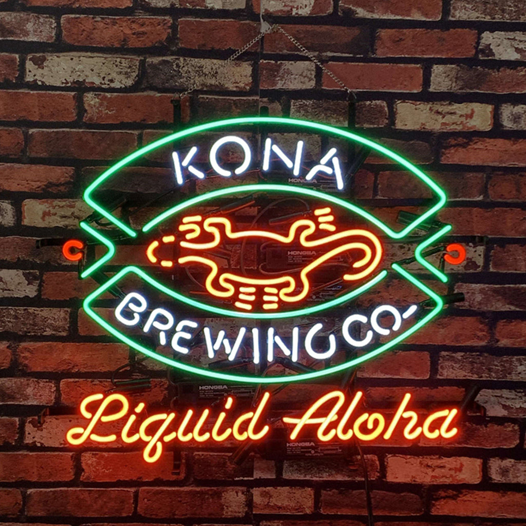 Kona Brewing Co. Liquid Aloha Neon Light Sign by Neon Signs Land - main product image for Resin Society