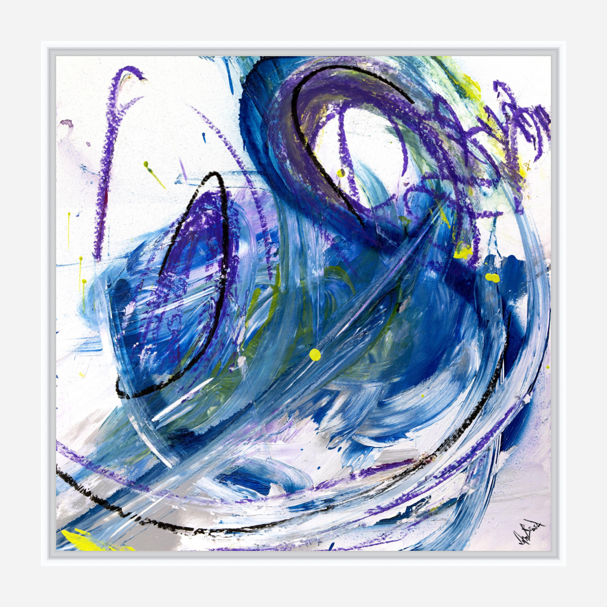 Kyanite Artist Enhanced Canvas Print by John Beard Collection - product image 9 for Resin Society