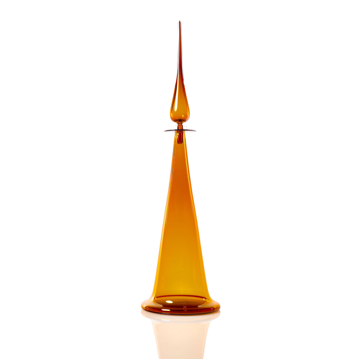 Large Fluted Cone Decanter by Joe Cariati - main product image for Resin Society