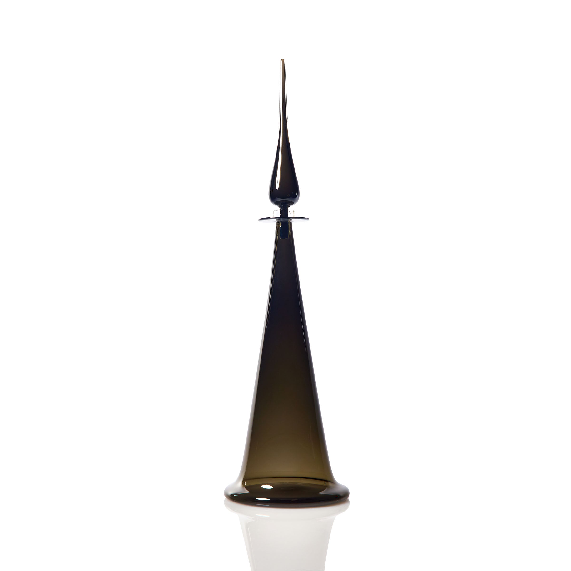 Large Fluted Cone Decanter by Joe Cariati - product image 2 for Resin Society