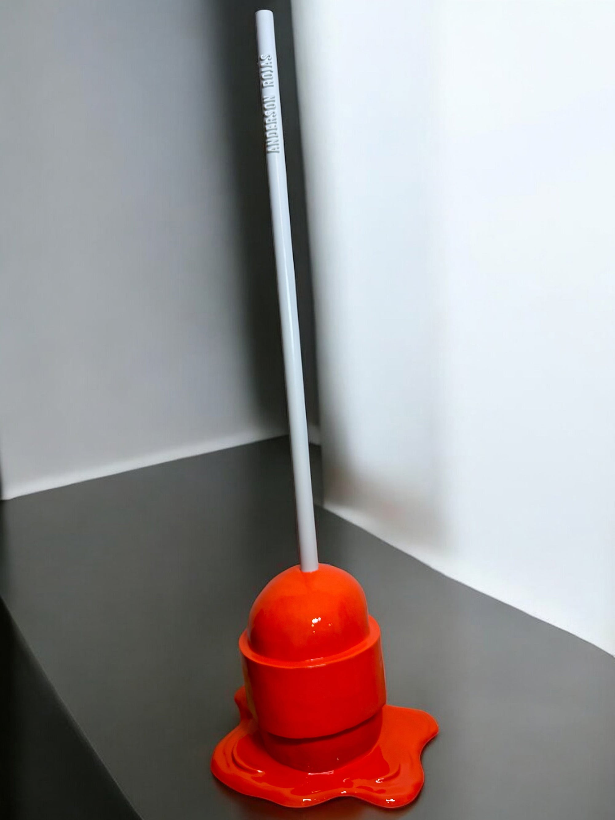 LOLLIPOPS LARGE (ORANGE) ORANGE by DEKOR - main product image for Resin Society